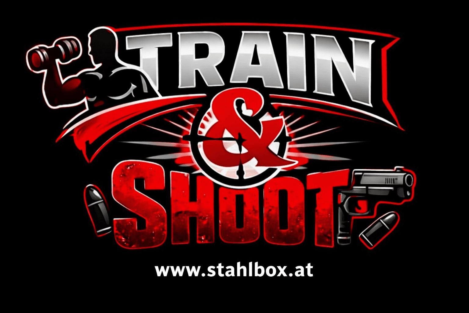 Train & Shoot Logo - Stahlbox Linz